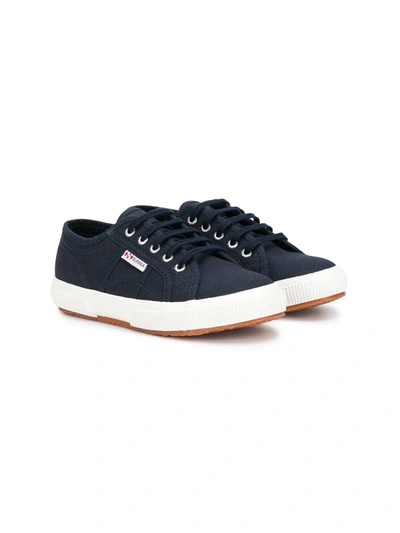 Shop Superga Lace-up Sneakers In Blau