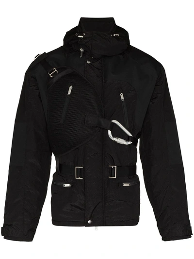 Shop Heliot Emil Technical Removable Vest Jacket In Schwarz