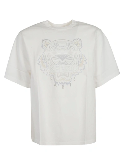 Shop Kenzo Gradient Tiger Oversize T-shirt In White