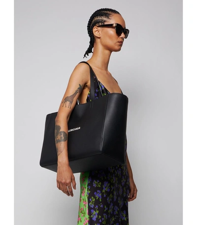 Shop Balenciaga Everyday East-west Tote Bag, In Black