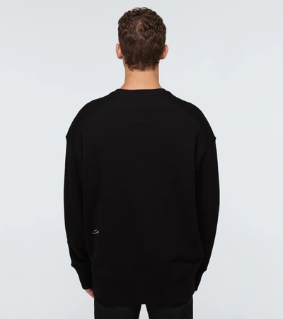 Shop Givenchy Oversized Logo Sweatshirt In Black