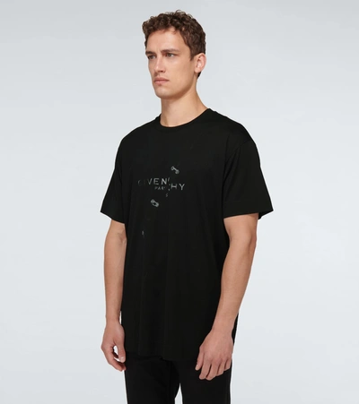 Shop Givenchy Oversized Trompe L'ail T-shirt In Black