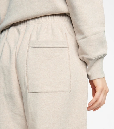 Shop Acne Studios Cotton Sweatpants In Oatmeal Melange