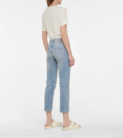 Shop Ag Ex-boyfriend Low-rise Slim Jeans In Blue