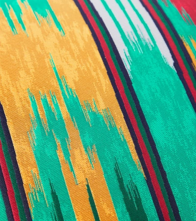 Etro Jacquard Cotton-blend Cushion In Multicoloured
