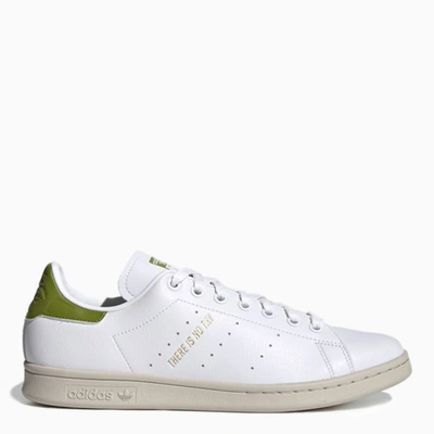 Shop Adidas Originals White/green Stan Smith Star Wars Sneakers