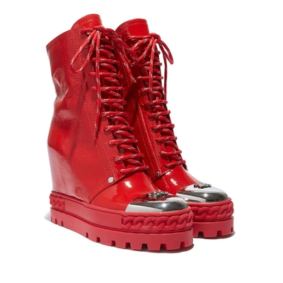 Shop Casadei High Top New Cult In Red Square
