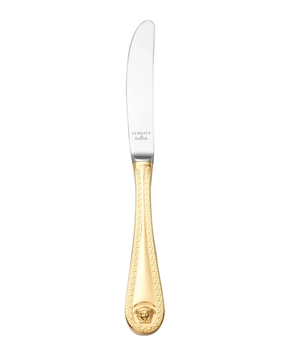 Shop Versace Medusa Gold-plated Table Knife