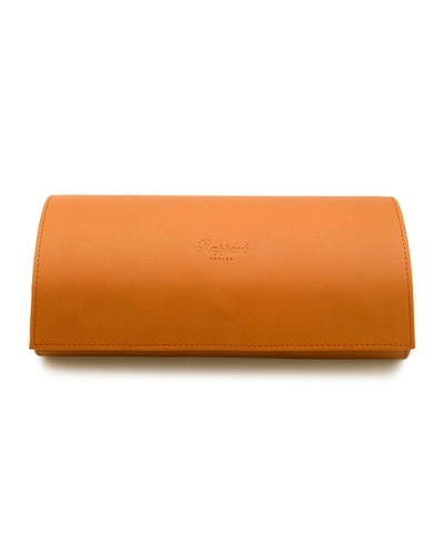 Rapport Hyde Park Three Watch Roll - Tan In Tan