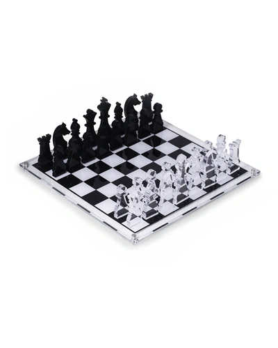 Shop Bey-berk Charlie Acrylic Chess Set