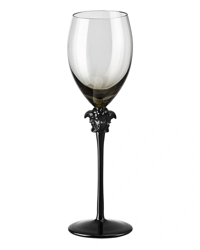 Shop Versace Medusa Lumiere Haze White Wine Glass