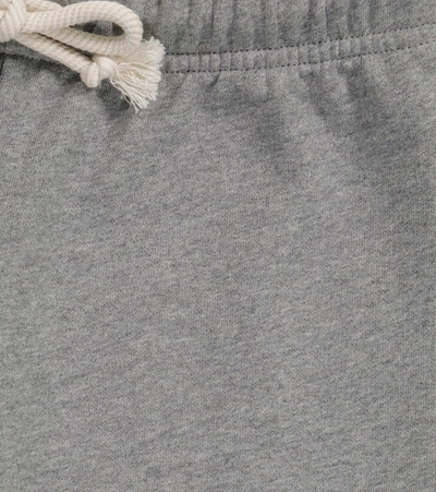 Acne Studios Mini Fairview Face Cotton Sweatpants In Grey