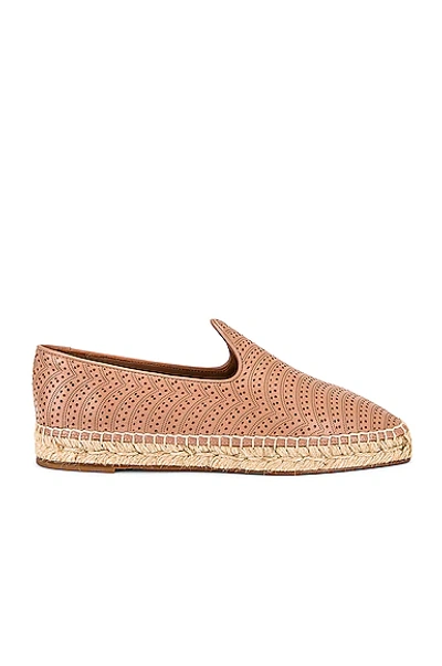 Shop Alaïa Flat Espadrilles In Chair