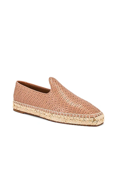 Shop Alaïa Flat Espadrilles In Chair