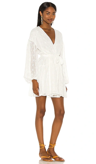Shop Minkpink Jessika Drop Waist Mini Dress In White