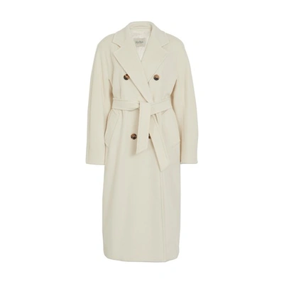Shop Max Mara Madame Coat 101801 In Bianco