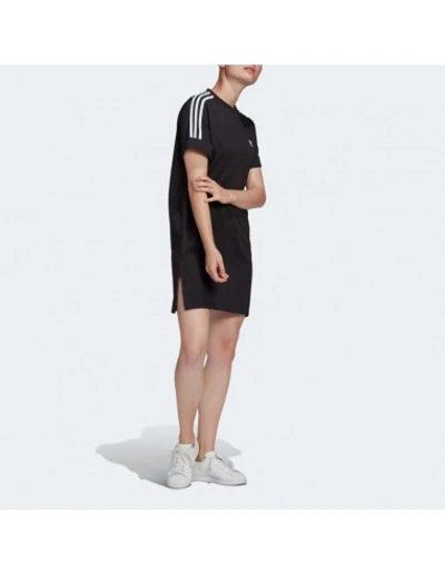 Adidas Originals Adicolor Classics 3-stripes T-shirt Dress In Black |  ModeSens