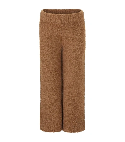 Shop Skims Cozy Knit Trousers (2-14 Years) In Brown