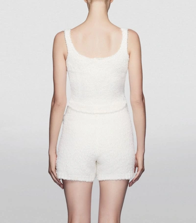 Shop Skims Cozy Knit Tank Top In Ivory