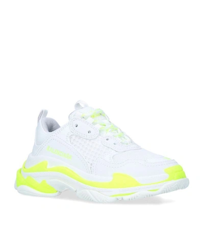 Balenciaga Triple S Lace-up Sneakers In White | ModeSens