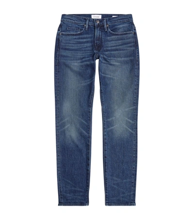 Shop Frame L'homme Fairhope Slim Jeans In Blue