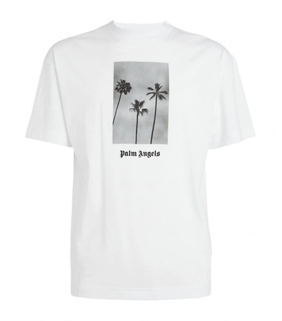 Shop Palm Angels Palms Boulevard T-shirt In White