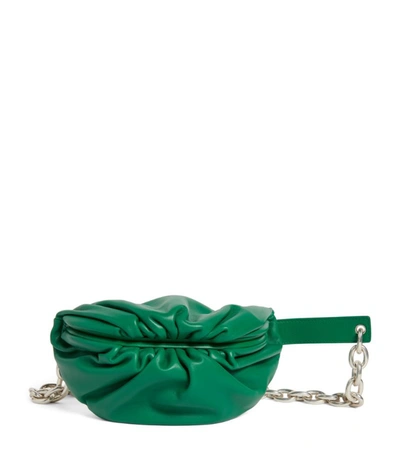 Shop Bottega Veneta The Mini Pouch Belt Bag In Green