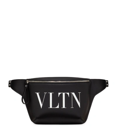 Shop Valentino Garavani Leather Vltn Belt Bag In Multi