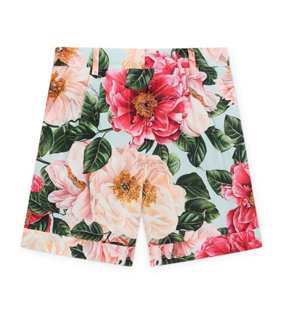 Shop Dolce & Gabbana Kids Floral Shorts (2-6 Years)