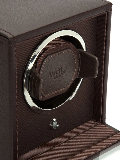 Wolf Cub Watch Winder Box In Brown