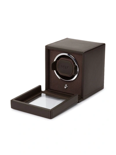 Wolf Cub Watch Winder Box In Brown