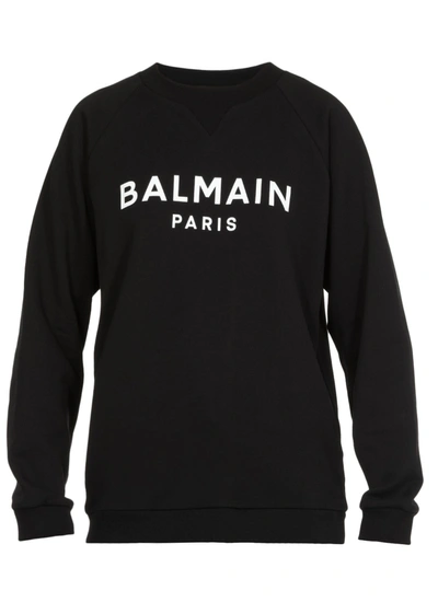 Shop Balmain Sweaters Black In Noir/blanc