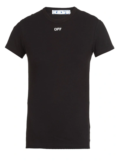 Shop Off-white T-shirts And Polos Black