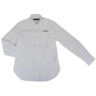 Shop Jeckerson Cotton Shirt In White