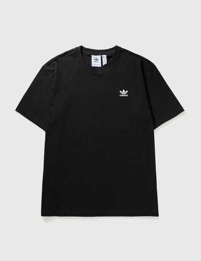 Shop Adidas Originals Trefoil T-shirt In Black