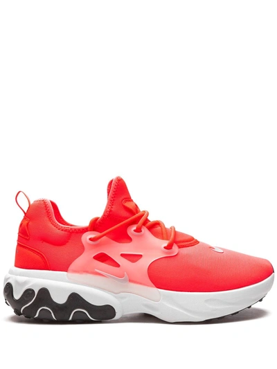 Shop Nike React Presto "laser Crimson" Sneakers In Red