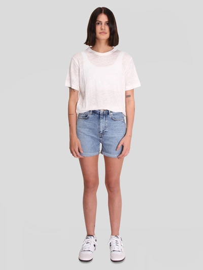 Shop Minimum Abarna Short In Light Indigo