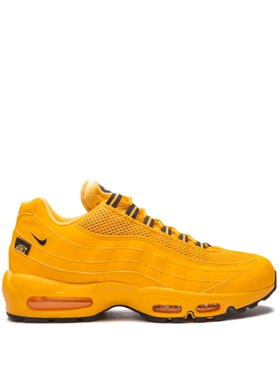 Shop Nike Air Max 95 "nyc Taxi" Sneakers In Orange