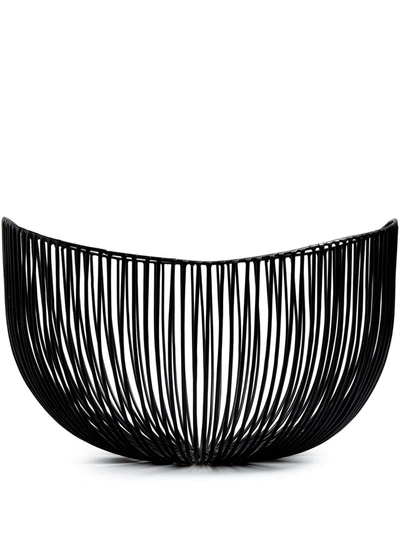 Shop Serax Tale Iron Bowl (31cm) In Black