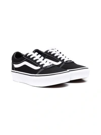 Shop Vans Low Top Lace-up Sneakers In Black