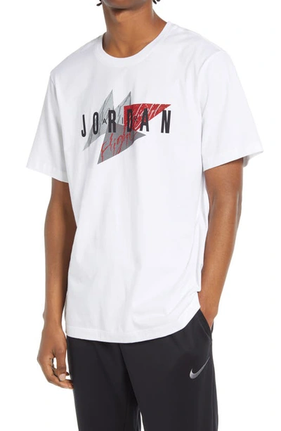 Shop Jordan Jumpman Air Graphic Tee In White
