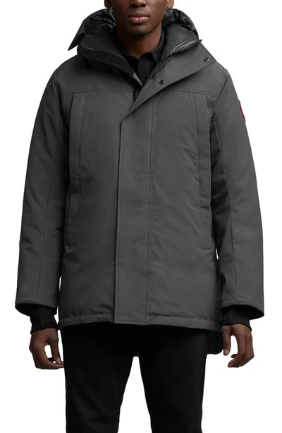 Shop Canada Goose Sanford 625 Fill Power Down Hooded Parka In Graphite