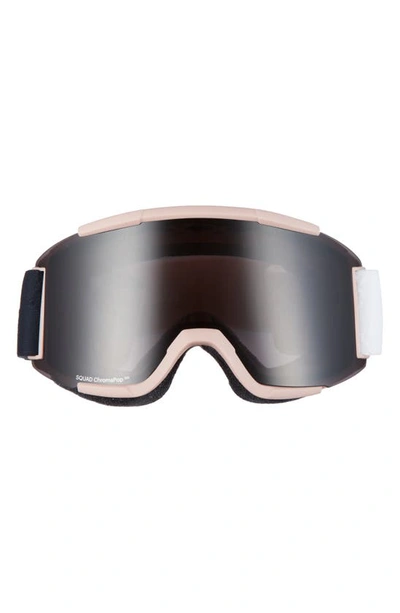 Shop Smith Squad 180mm Chromapop(tm) Snow Goggles In Ac Desiree Melancon/ Sun Black