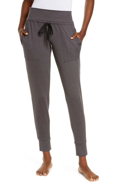 Shop Felina Velvety Soft Joggers In Charcoal Heather