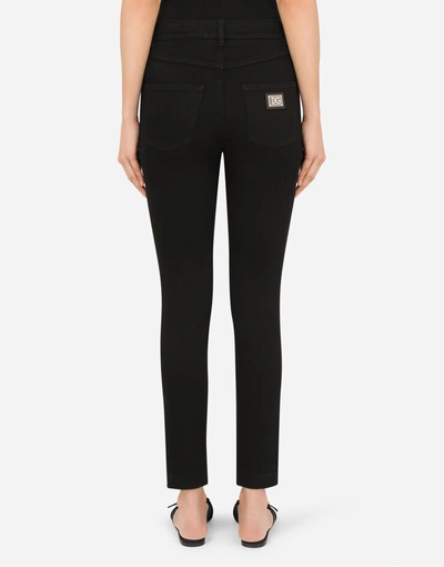 Shop Dolce & Gabbana Audrey-fit Jeans In Black