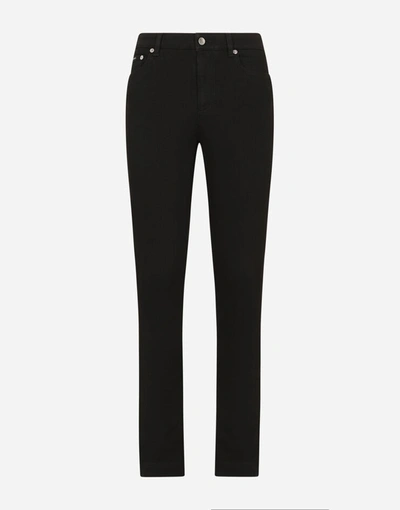 Shop Dolce & Gabbana Audrey-fit Jeans In Black