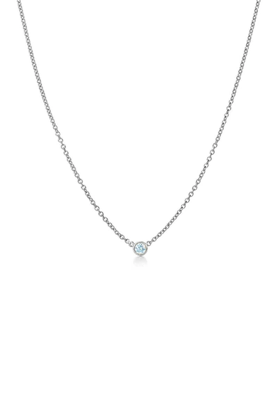Shop Suzy Levian 14k White Gold Diamond Layering Necklace