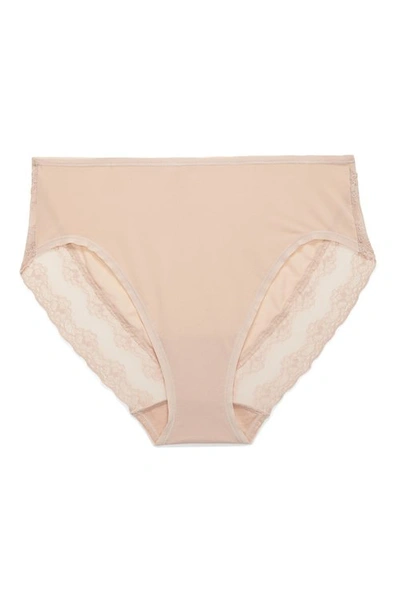Shop Natori Bliss Perfection French Cut Brief Panty In Cafe