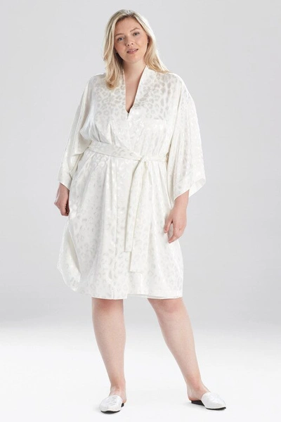 Shop Natori Decadence Wrap Robe In Warm White