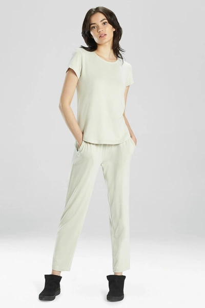 Shop Natori Calm T-shirt Top In Frosted Cafe